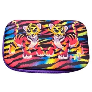Lisa Frank Forrest Tiger Molded Pencil Pouch Travel Case Trinket Box Y2K